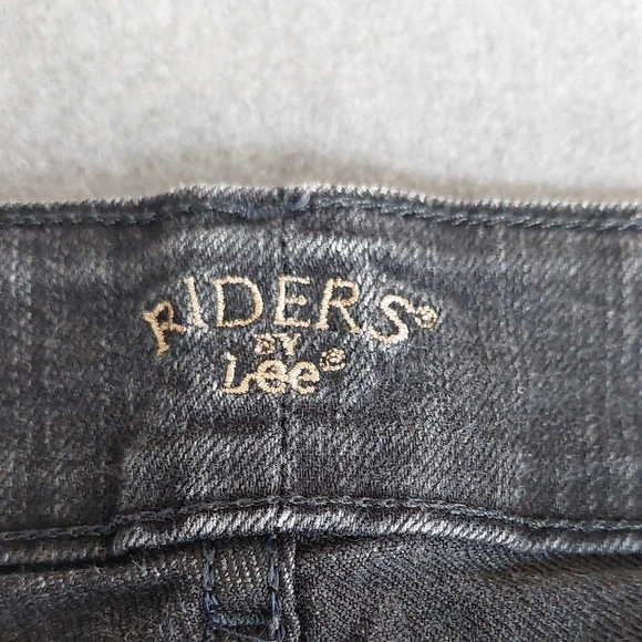 Lee Women's Dark Gray Flare Jeans 8P - Picture 2 of 6